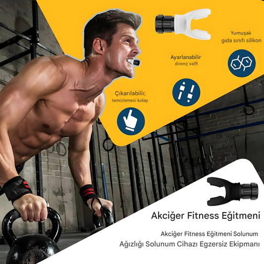 Kas Depom™ Nefes Egzersiz Cihazı – Akciğer Kapasitenizi Artırın