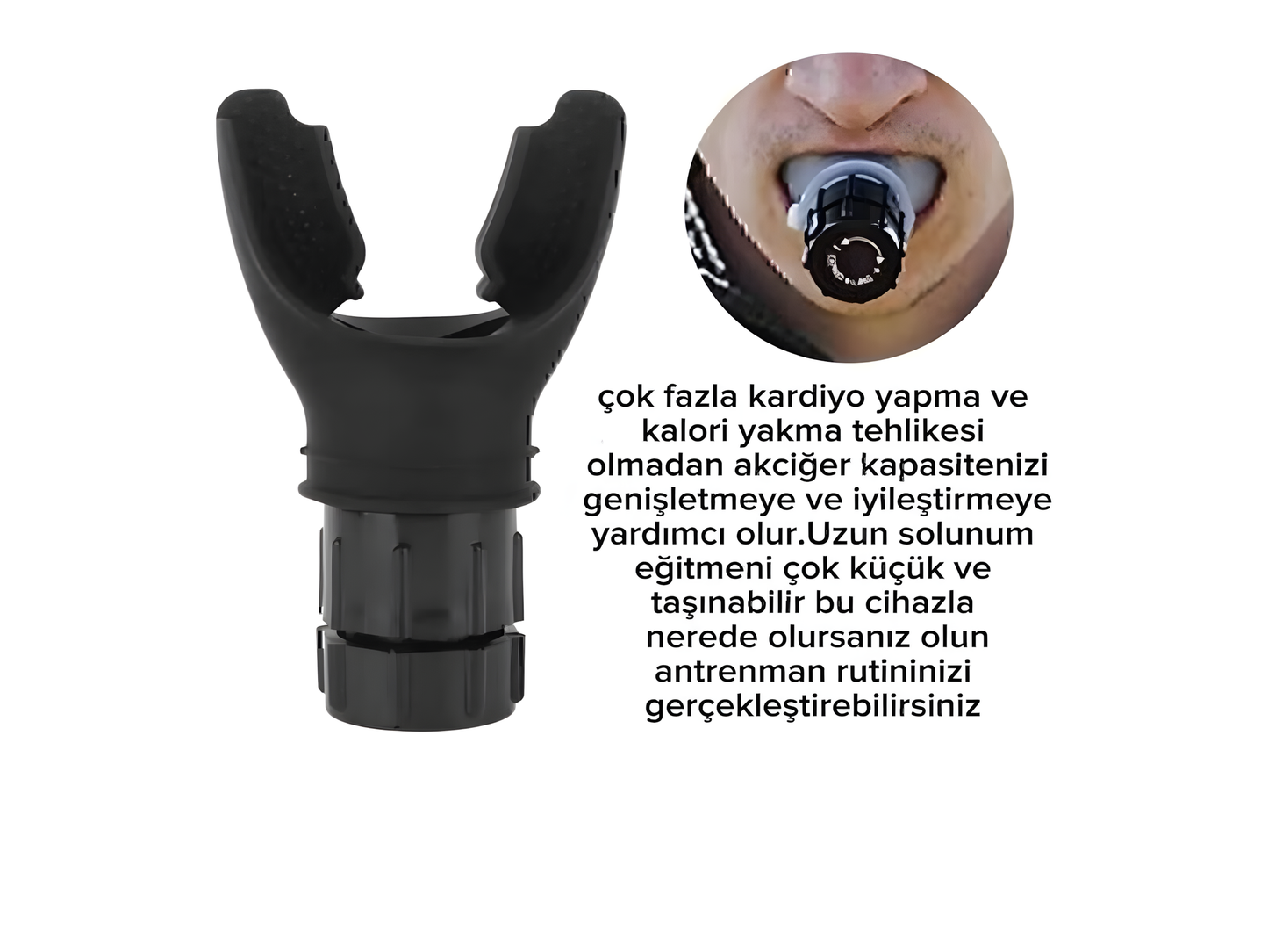 Kas Depom™ Nefes Egzersiz Cihazı – Akciğer Kapasitenizi Artırın