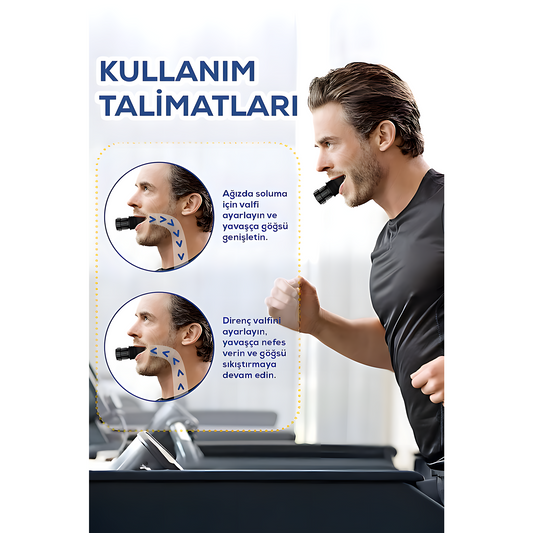 Kas Depom™ Nefes Egzersiz Cihazı – Akciğer Kapasitenizi Artırın