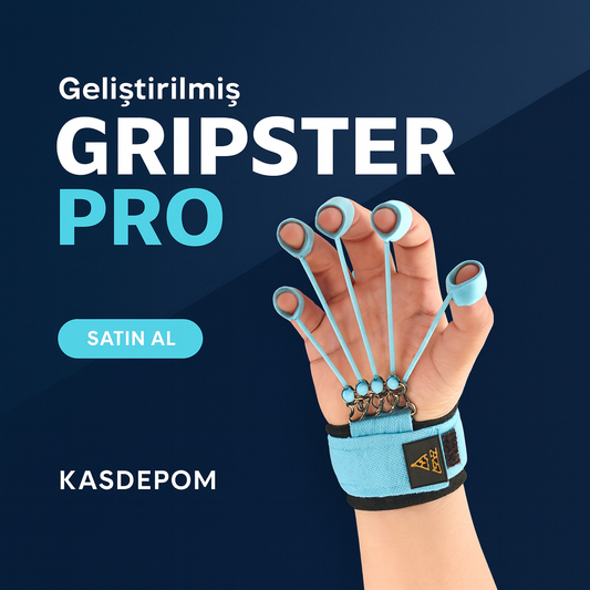 Gripster Pro | Parmak ve Bilek Güçlendirici El Egzersiz Aleti