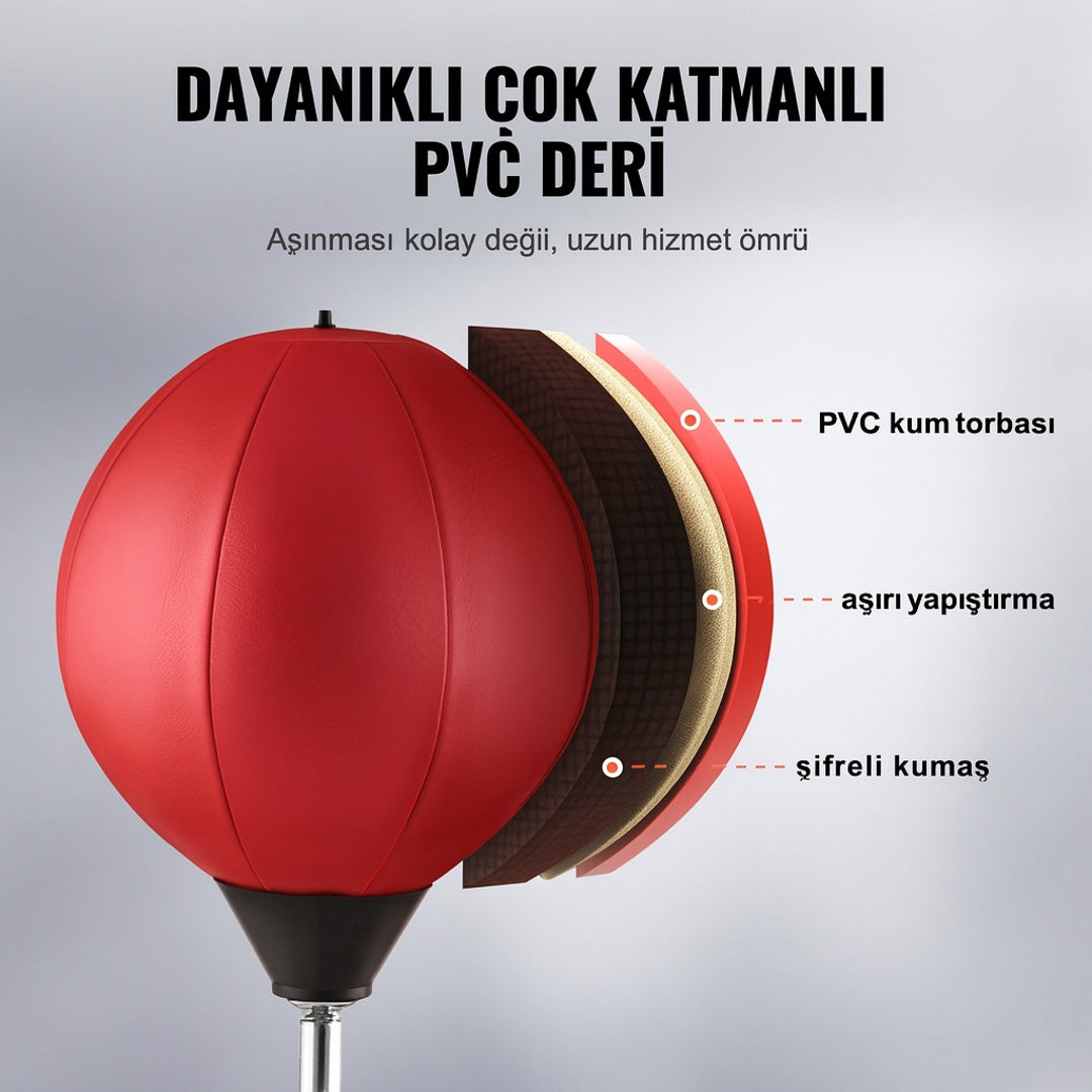 Stres Giderici Masaüstü Boks Topu | El Pompalı