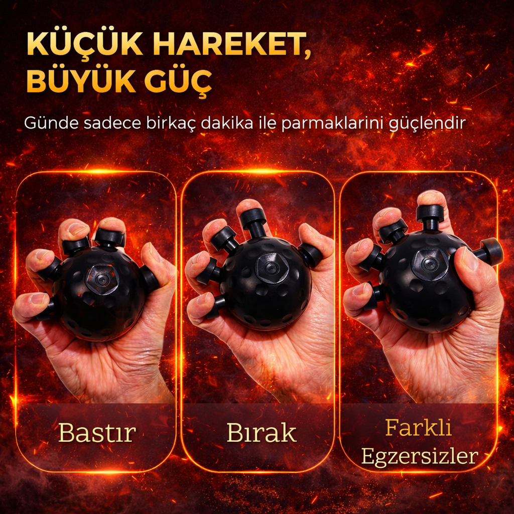 Grip Ball | Parmak & Ön Kol Güçlendirici