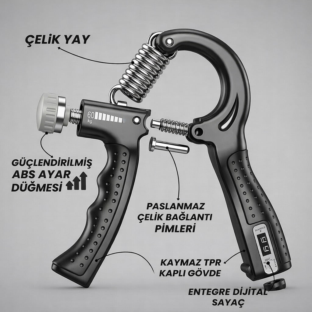 El Yayı Bilek Güçlendirici  Sayaçlı